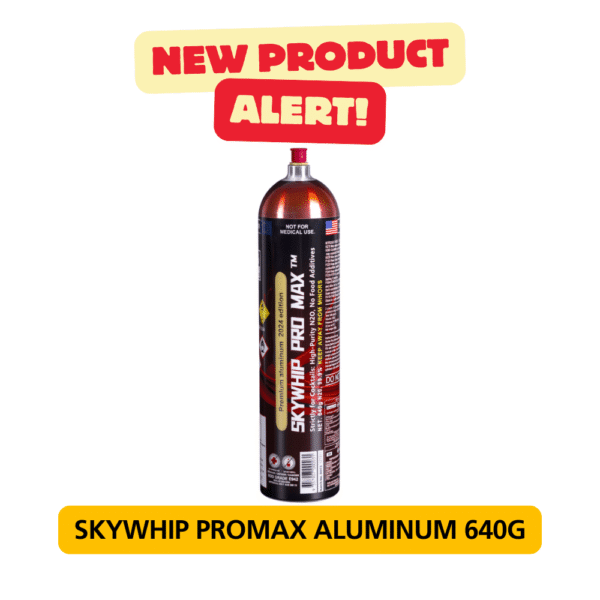 skywhip aluminum cream charger