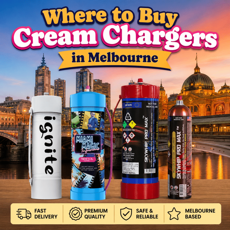 Where to Buy Cream Chargers in Melbourne