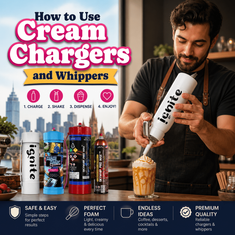 How to Use Cream Chargers